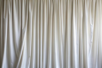 Wall Mural - white textured fabric curtain drapes elegantly background