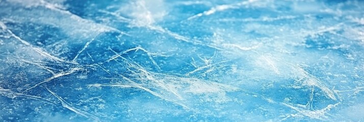Wall Mural - Blue Ice Texture Background for Creative Projects