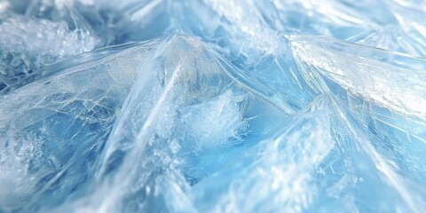 Wall Mural - Abstract Blue Ice Texture Background for Design Projects