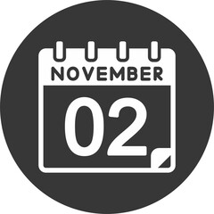 2 November Vector Icon Design