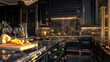 © fadi - Modern high end luxury kitchen with marble work tops