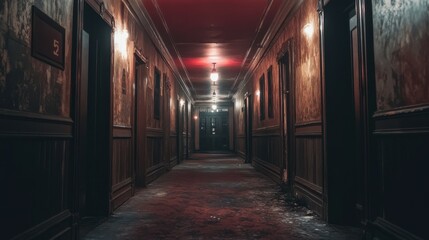 Visiting a haunted hotel.