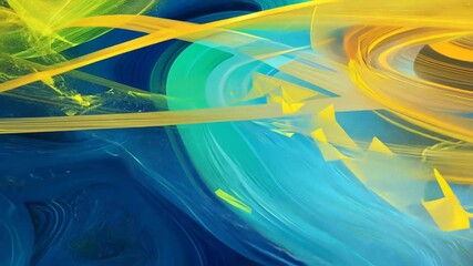 Poster - painting colorsvariety featuring dynamic shapes blending canvas harmoniously abstract ai footage pat