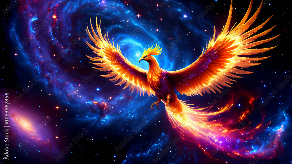 The Phoenix of Eternal Rebirth: A Mythical Bird Rising from the Ashes ...