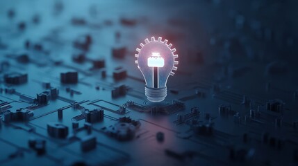 Poster - Illuminating ideas the fusion of light and technology in modern innovation