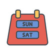 © Malik Grafix - Weekend Getaway Vector Icon