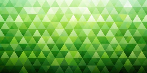Wall Mural - abstract green triangle pattern background design for vibrant graphic projects