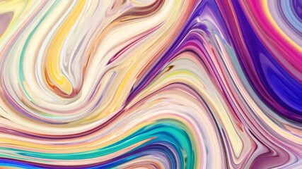 Wall Mural - swirls colors creating wonder perfect evoke symphony touch elegance calm adding waves visual piece v