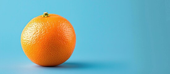 Poster - Macro Of Orange Isolated On Background