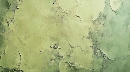 Leinwandbilder - Soft pastel greenish yellow textured concrete background with low contrast A vibrant wall texture offers ample space for text overlay and mockups ideal for various design applications