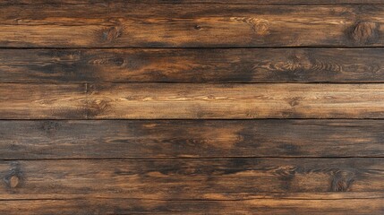 Leinwandbilder - Aged rustic brown wood texture featuring a dark timber surface ideal for backgrounds or flooring settings