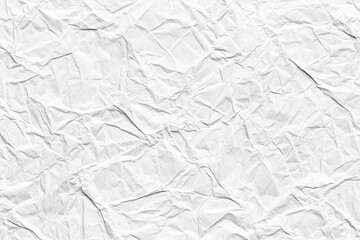 Poster - A white blank poster texture with crumpled and creased paper