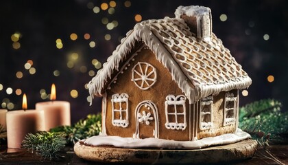 Poster - Gingerbread house 