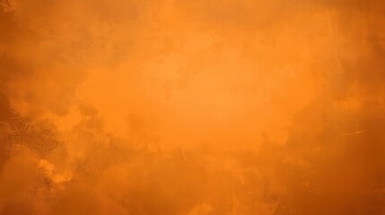 Poster - A vibrant orange background featuring a solid color with a subtle grunge texture, creating an abstract design element. The design is centrally placed on the canvas, leaving large spaces on both sides 