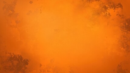 Poster - A vibrant orange background featuring a solid color with a subtle grunge texture, creating an abstract design element. The design is centrally placed on the canvas, leaving large spaces on both sides 