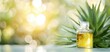 © DJSPIDA FOTO - Elegant glass bottle with golden oil on a blurred background, symbolizing beauty and natural wellness. Perfect for health products.