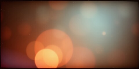 Poster - Abstract bokeh background with warm colors.