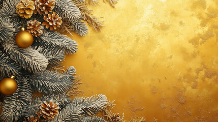 Wall Mural - wallpaper for christmas with gifts and christmas decoration
