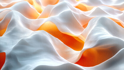Wall Mural - vibrant colors in nature create beauty in motion generated by ai