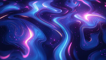 Wall Mural - bright purple galaxy swirling in futuristic space backdrop generated by ai