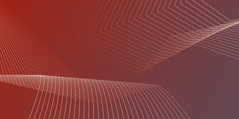 Red gradient abstract background with curve line