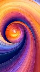 Wall Mural - Colorful swirls creating abstract background
