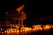 © Veranika - Grand piano in a concert hall in lite of candles