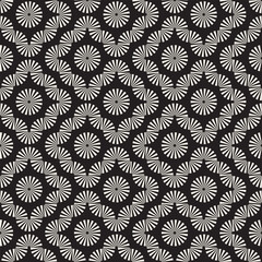 Wall Mural - vector seamless pattern. repeating geometric elements. stylish monochrome background design.