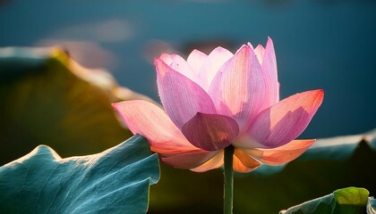 Sticker - pink lotus flower