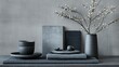 © chic designs - 創造的なデザインのインスピレーションのための春の要素を備えたミニマリスト建築家ムードボード