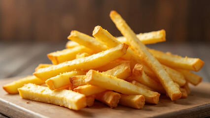 french fries on a plate