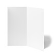 © Lumos sp - folded leaflet white blank paper template book