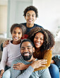 © Lumos sp - child family mother portrait father woman happy daughter son man girl female black american african  love together boy fun parent teen teenager