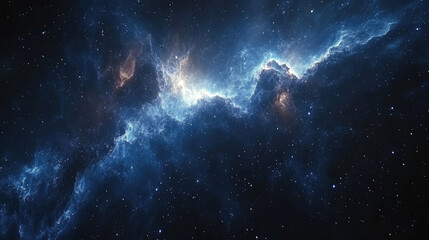 Wall Mural - colorful nebulae fill the night sky with luminous gases and dust, showcasing the beauty and mystery 