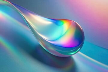 Wall Mural - 3d gradient sphere. glass balls and water drops on mesh background for business graphic design. oran