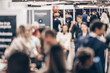 © kasto - Abstract blurred people at exhibition hall of expo event trade show. Business convention show or job fair. Business concept background