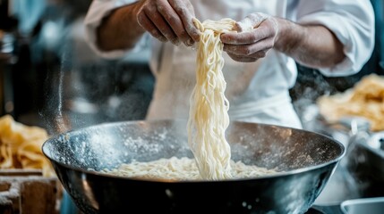 Poster - A German chef making a savory batch