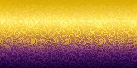 Wall Mural - Abstract Swirling Pattern with Gradual Color Transition from Vivid Yellow to Rich Purple