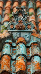 ornate roof detail: a glimpse into architectural history