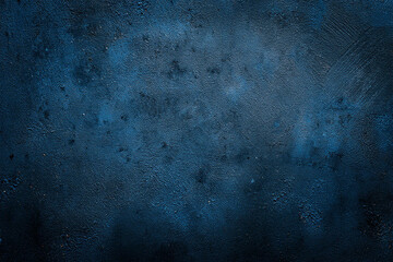 Wall Mural - Dark Blue on concrete textureand background. Grunge rusty Blank for design.