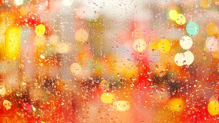Aufkleber - Golden sparkling lights abstract festive background with bokeh effect : Generative AI