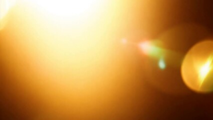 Wall Mural - golden hour lens flare: abstract background