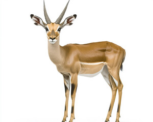 full body profile image of Impala, clean white background --no background --ar 5:4 --personalize hw78sxm --v 6.1 Job ID: 36335971-4afe-4faa-9140-08a5398084ac