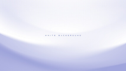 Abstract white wavy light and shadow shape background design vector