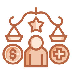 Sticker - Fairness Icon