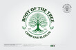 © LintangDesign - RVector logo template with tree and root theme that symbolizes shade, life, growth, protection,strength,and integrity of nature suitable for foundation,ecology industry, or nature conservation agency.