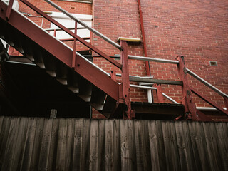 Wall Mural - Building staircase