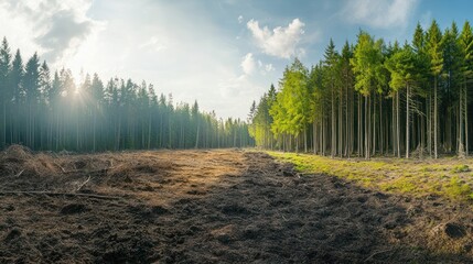 Forest Clearing and Regrowth