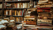 © wanchai - Creative Commons: 'Depict a virtual library of stock images labeled with different Creative Commons symbols, showcasing the various usage rights options.