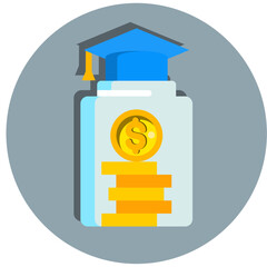 Wall Mural - Scholarships Icon